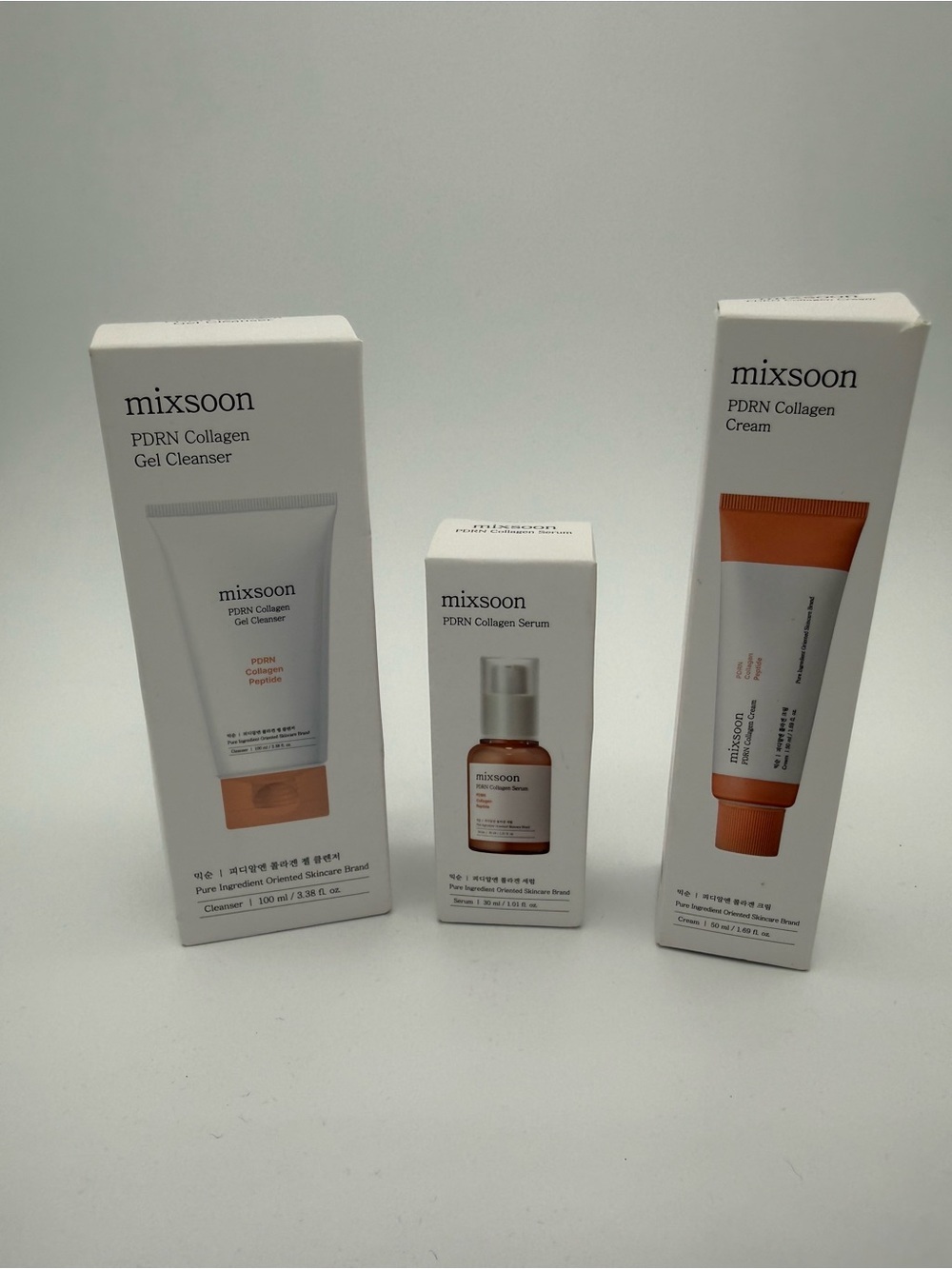 Mixsoon PDRN Collagen Skincare 3 Piece Set NEW